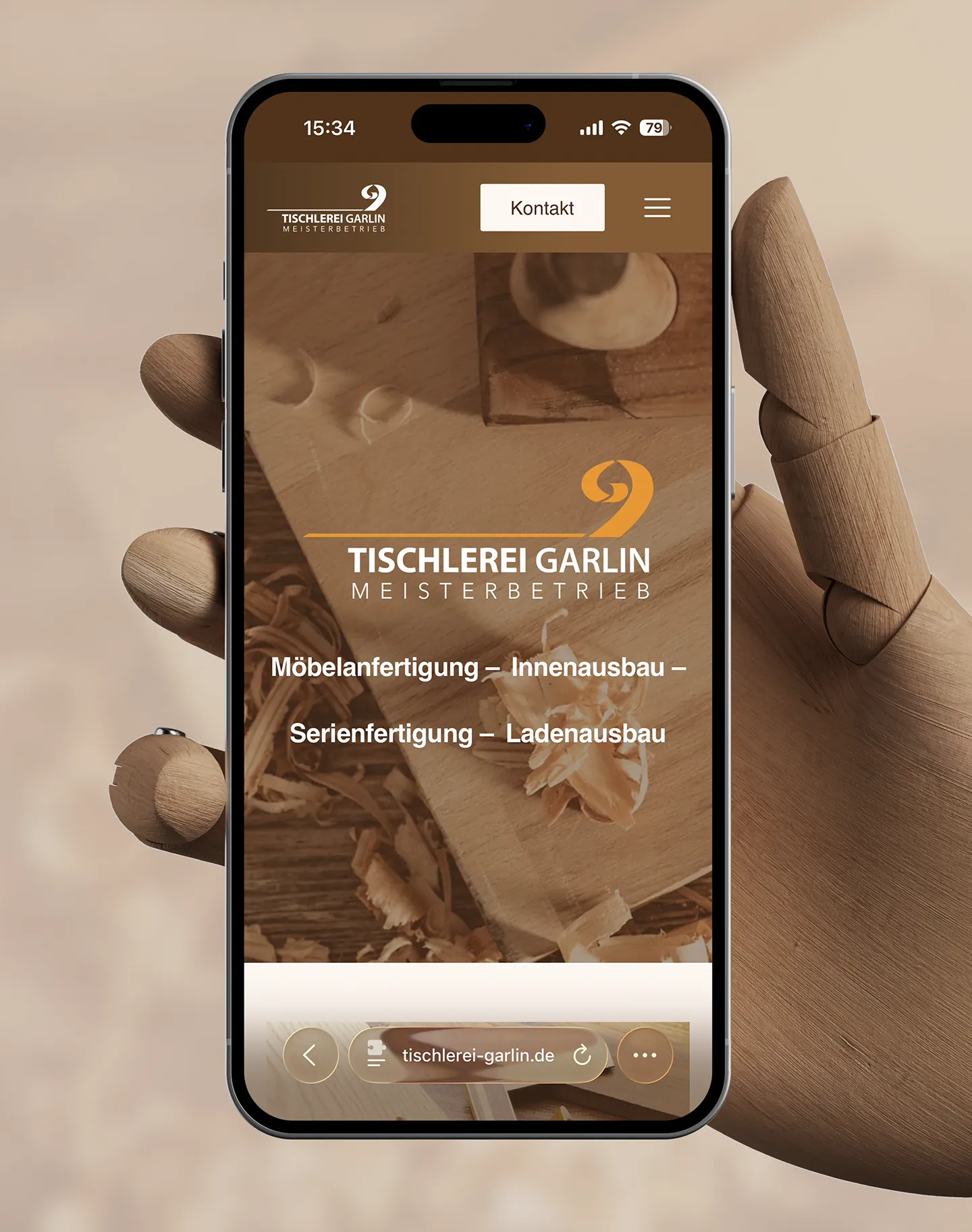 Tischlerei Garlin – Website Relaunch